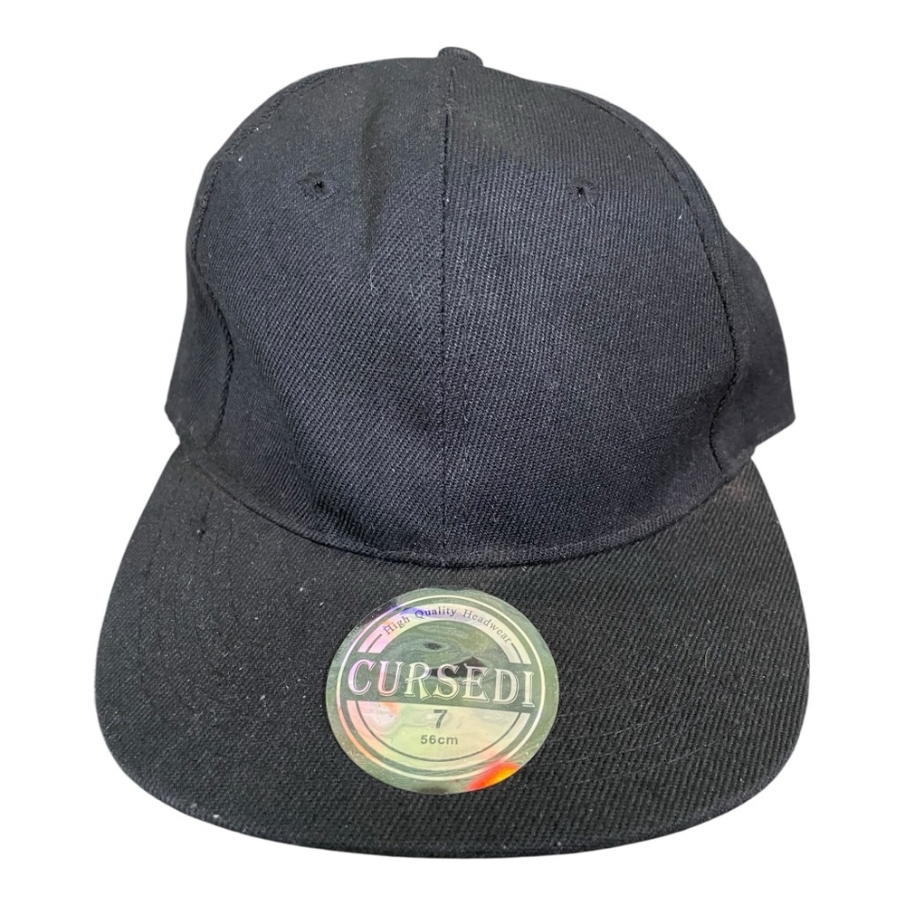 NWT Cursedi Mens Baseball Cap Hat Size 7 Fitted Blank New Cardboard Liner Still‎